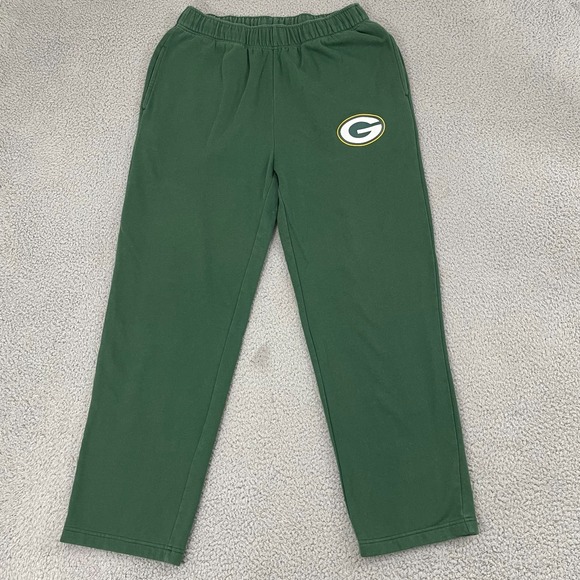 Fanatics Other - Green Bay Packers Sweatpants Men L Green Sportswear NFL Lounge Open Hem Fanatics